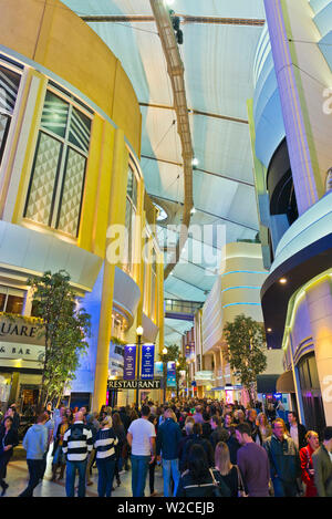 UK, England, London, North Greenwich, O2 Arena (formerly Millennium Dome), Shopping Mall Stock Photo