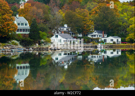 USA, Massachusetts, Gloucester, Annisquam, Lobster Cove, autumn Stock Photo