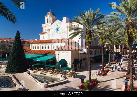 USA, Florida, West Palm Beach, City Place Mall, Harriet Himmel Theater Stock Photo