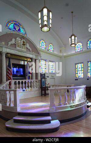 USA, Florida, Miami Beach, South Beach, Jewish Museum of Florida, located in former synagogue