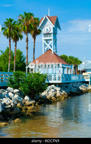 Florida, Anna Maria Island, Historic Bridge Street Pier, Brandenton Beach, Manatee County Stock Photo