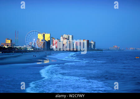 Myrtle Beach, Sky Wheel, Skyline, Grand Strand, South Carolina Stock Photo