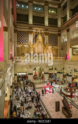USA, Pennsylvania, Philadelphia, interior of Macy's department store, formerly Wanamakers Stock Photo