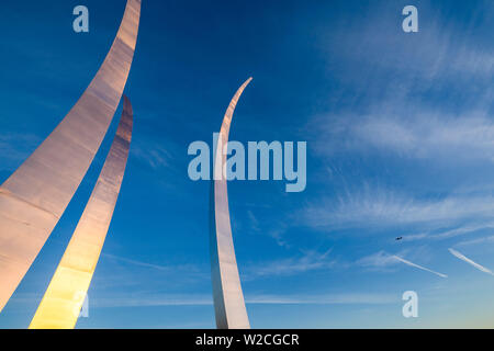 USA, Virginia, Arlington, National Air Force Memorial Stock Photo