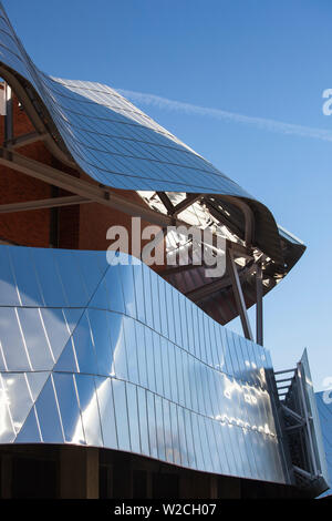 USA, Minnesota, Minneapolis, Frederick R. Weisman Art Museum, architect, Frank Gehry Stock Photo