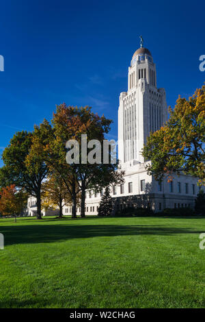 USA, Nebraska, Lincoln, Nebraska State Capitol Stock Photo