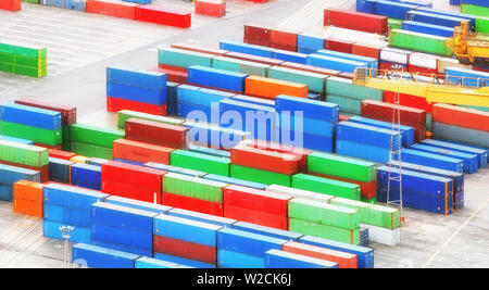Cargo port Stock Photo