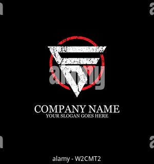 CD initial logo design inspiration Stock Vector