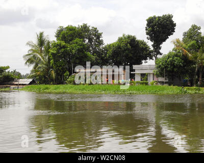 Backwaters in Kerala Kochi Stock Photo
