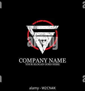 CQ initial logo design inspiration Stock Vector