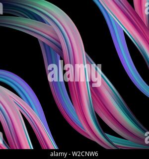 Modern colorful flow poster. Wave Liquid shape in blue color background. Art design for your design project. Vector illustration EPS10 Stock Vector