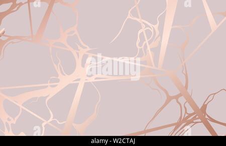 Vintage golden marble pattern Vector. Beautiful glossy texture. golden gray structure decor Stock Vector