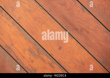 Old wooden board painted dark color Stock Photo