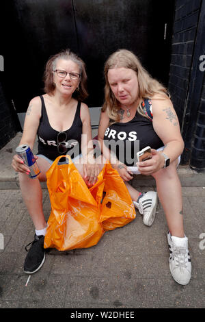 Bros fans outside the Academy Brixton Stock Photo