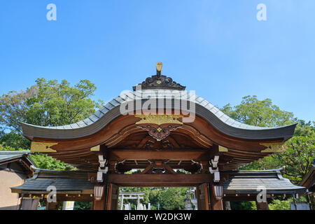 Shiroyama Hachiman Shinto Shrine in Nagoya, Japan. Stock Photo