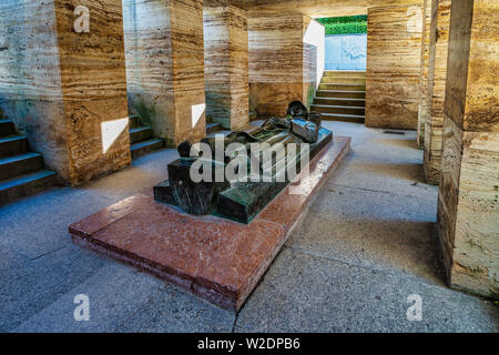 Germany, Bavaria, Munich, Hofgarten: To our fallen - famous war memorial in the Court Garden in the city center of the Bavarian capital. Stock Photo