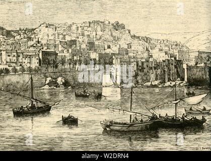 'Algiers, from the Sea', 1890.   Creator: Unknown. Stock Photo