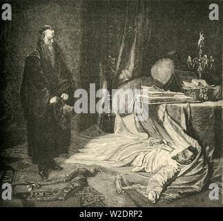 'The Death of Wallenstein', 1634, (1890). Creator: Unknown. Stock Photo