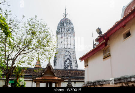 View of Wat Phutthaisawan which is the ancient Buddhist temple in the Ayutthaya Historical Park, Ayutthaya province, Thailand. Stock Photo