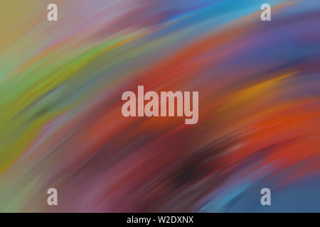Shades of many colours in an abstract motion effect blurred background. Blurry abstract design. Pattern can be used as a background or for cards, invi Stock Photo