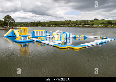 Rosscarbery, West Cork, Ireland, 8th July 2019, The Lagoon activity centre at Rosscarbery has been closed due to E Coli contamination in the water. The centre has only just recently opened for the summer season, the water quality will be re tested on Friday. Credit aphperspective/ Alamy Live News Stock Photo