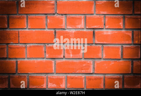 The texture of the wall of large bricks Stock Photo