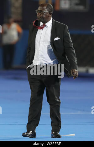 Suez, Egypt. 08th July, 2019. Soccer: African Cup, Mali - Côte d'Ivoire, knockout round, round of 16: Mohamed Magassouba, national coach of Mali. Credit: Oliver Weiken/dpa/Alamy Live News Stock Photo