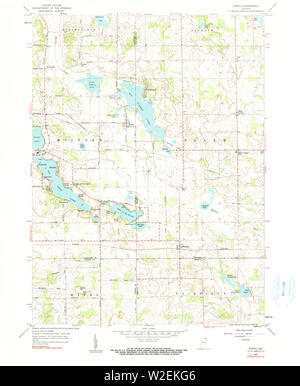 Stroh, Indiana, map 1959, 1:24000, United States of America by Timeless ...