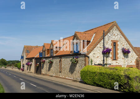 Briarfields Hotel, situated in the village of Titchwell, on the North Norfolk coast, UK Stock Photo