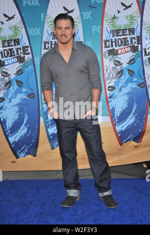 LOS ANGELES, CA. August 09, 2010: Channing Tatum at the 2010 Teen Choice Awards at the Gibson Amphitheatre, Universal Studios, Hollywood. © 2010 Paul Smith / Featureflash Stock Photo