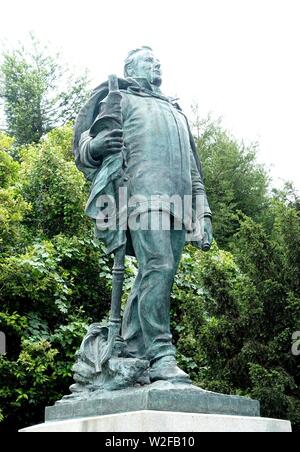 Chaplain William D. McKinnon by John MacQuarrie - Golden Gate Park, San Francisco, CA - Stock Photo