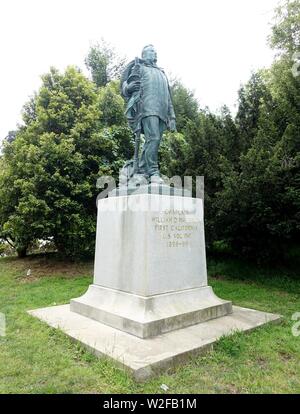 Chaplain William D. McKinnon by John MacQuarrie - Golden Gate Park, San Francisco, CA - Stock Photo