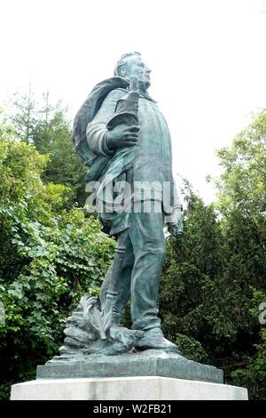 Chaplain William D. McKinnon by John MacQuarrie - Golden Gate Park, San Francisco, CA - Stock Photo