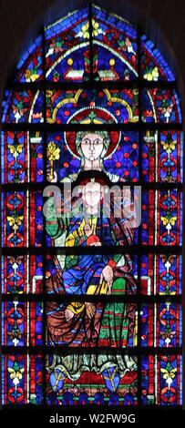 Chartres-100 Vierge à l'Enfant. Stock Photo