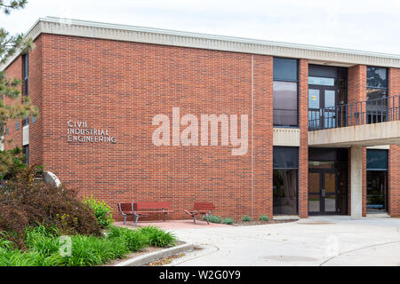 FARGO, ND/USA - JUNE 27, 2019: on the campus of the North Dakota State University. Stock Photo