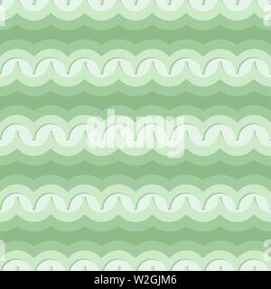 Vector seamless pattern with waves. Retro abstract dark ornament for textile, prints, wallpaper, wrapping paper, web etc. Stock Vector