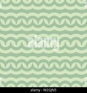 Vector seamless pattern with waves. Retro abstract dark ornament for textile, prints, wallpaper, wrapping paper, web etc. Stock Vector