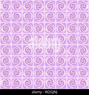 Vector swirl seamless pattern. Retro abstract geometric ornament for textile, prints, wallpaper, wrapping paper, web etc Stock Vector