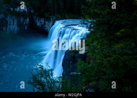 Upper Mesa Falls Idaho Stock Photo