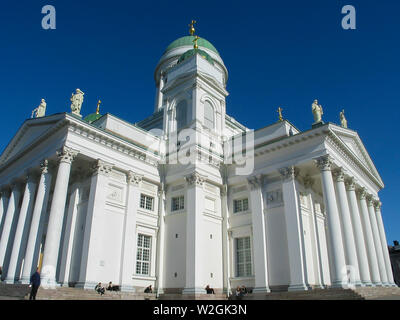 Helsinki, Finland - March 14, 2003:Helsinki Cathedral is the main church of the Helsinki diocese of the Evangelical Lutheran Church of Finland and dom