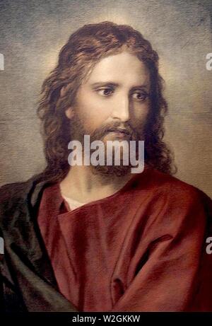 Christ, by Heinrich Hofmann. Stock Photo