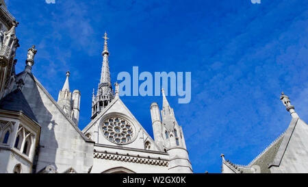 Royal Courts of Justice, Strand, City of Westminster,London, England. Stock Photo