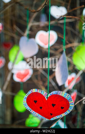 Palm sunday celebration in a catholic church, Paris, France. Stock Photo