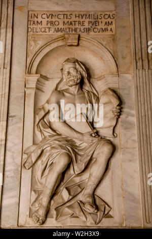 S. Maria dell'Aiuto church, Catania, Sicily (Italy).True copy of the Santa casa di Loreto (Holy House of Loreto), made in the 18th century by Giuseppe Stock Photo