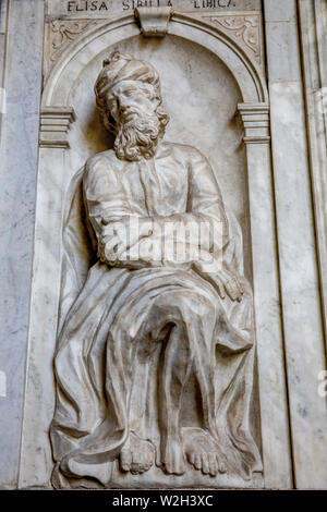 S. Maria dell'Aiuto church, Catania, Sicily (Italy).True copy of the Santa casa di Loreto (Holy House of Loreto), made in the 18th century by Giuseppe Stock Photo