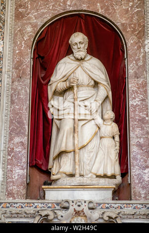 San Domenico church, Palermo, Sicily, Italy. Saint Joseph's chapel. Stock Photo