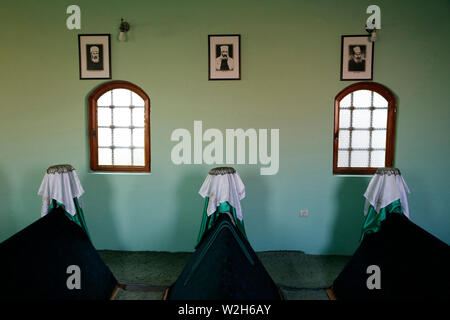 Bektachi (Bektashi) tekke in Gjakove, Kosovo. Turbe. Stock Photo