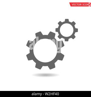 Gears icon. Technology symbol, communication concept Vector Stock Vector