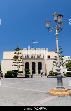 The Archaeological Museum, Eleftheria Square, Kos Town, Kos Island, Dodecanese Islands, Greece. Stock Photo