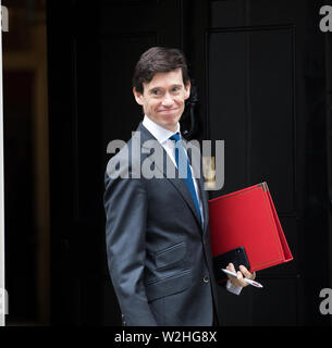 London,UK,9th July 2019,Secretary of State for International Development, The Rt Hon Rory Stewart OBE MP, arrives for the weekly Cabinet Meeting in 10 Downing Street, London.Credit: Keith Larby/Alamy Live News Stock Photo